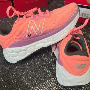New Balance Peach and Lilac Athletic Shoes FRESH FOAM 840